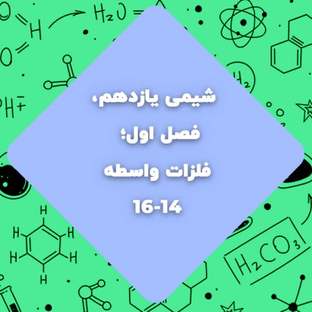 شیمی یازدهم،فصل اول،فلزات واسطه صفحه14تا16