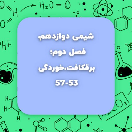 آموزش برقکافت شیمی دوازدهم و خوردگی فلزات